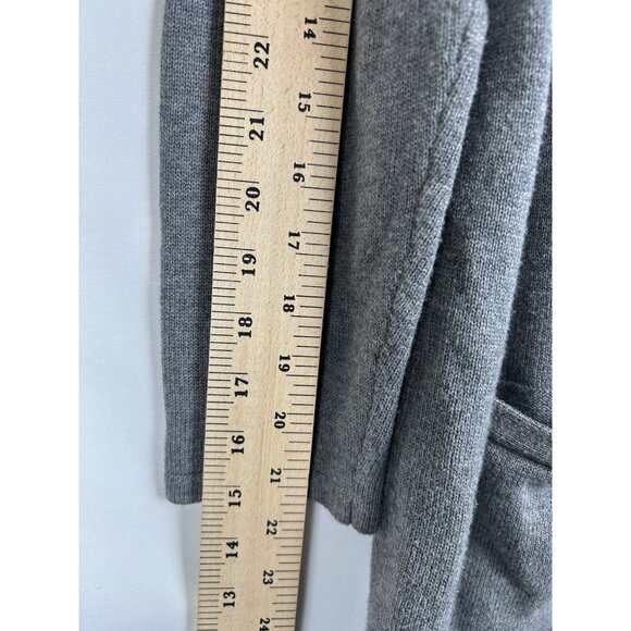 J. Jill Women's Gray Long Sleeve Pullover Sweater With Front Pockets Size L - Picture 5 of 9